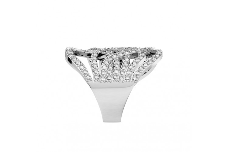 Sophisticated Diamond Cocktail Ring